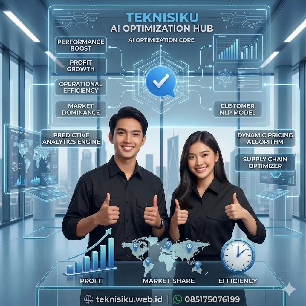 Optimasi Kecerdasan Buatan & Implementasi WhatsApp AI Agent CV TEKNISIKU